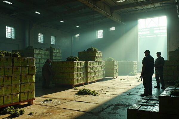Rekordowy import 20 ton marihuany