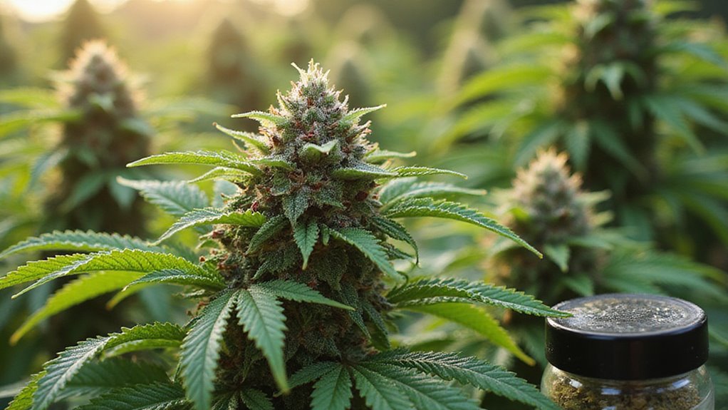 zrównoważony hybrydowy o umiarkowanym THC